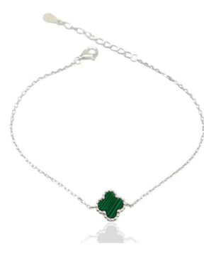 Pulseira Versailles Verde em Prata 925 18 Cm