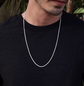 Corrente de Prata Grumet 2 MM 60 CM Elegância e Estilo Duradouro - Karina Pratas