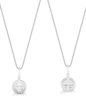 Corrente Masculina Com Pingente de São Bento Prata 925 - Karina Pratas