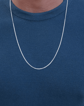 Corrente Piastrini em Prata 925 - Karina Pratas