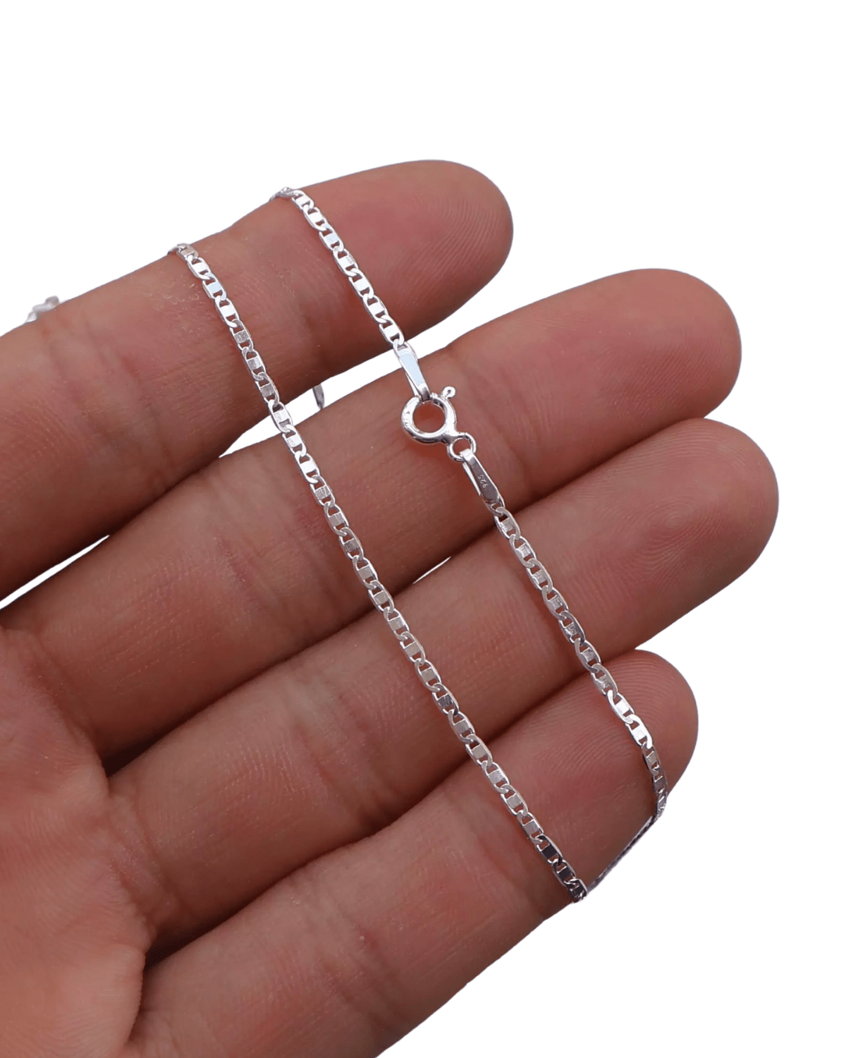 Corrente Piastrini em Prata 925 - Karina Pratas