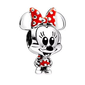Berloque Minnie Baby Prata 925