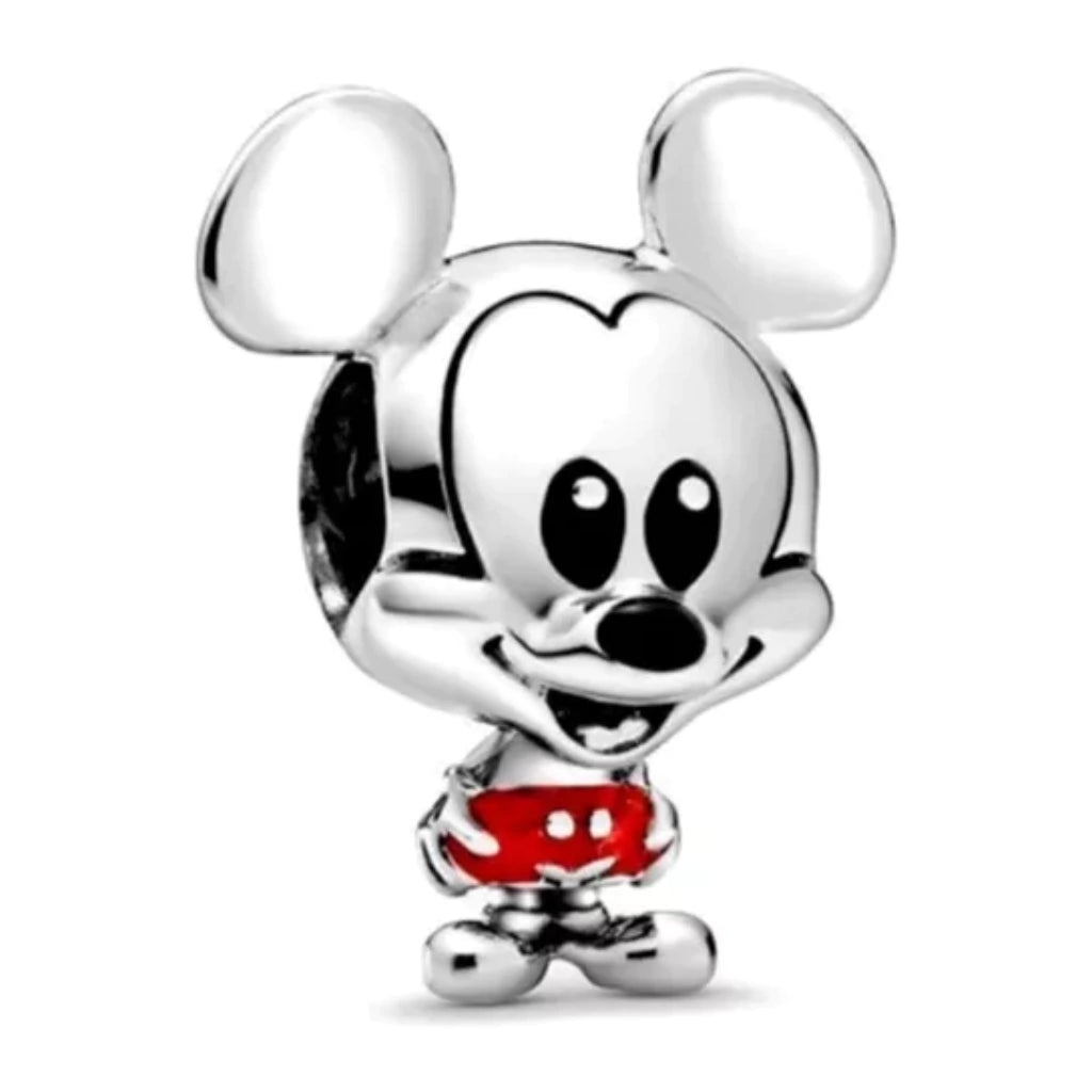 Berloque Mickey Baby Prata 925