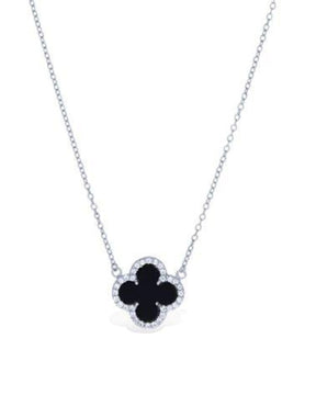 Colar Versailles Preto Em Prata 925