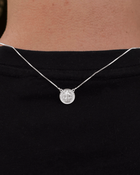 Escapulário São Bento em Prata 925 - Karina Pratas