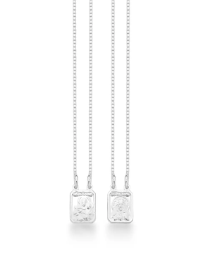 Escapulário Tradicional Corrente Veneziana Prata 925 - Karina Pratas