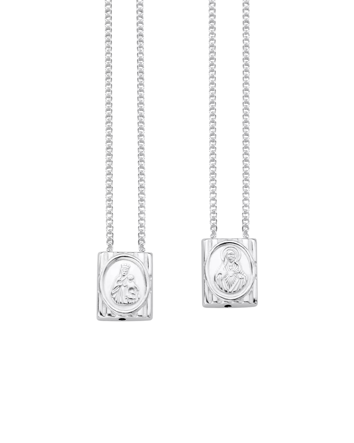 Escapulário Tradicional Móvel de Prata 925 - Karina Pratas