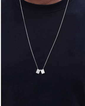 Escapulário Tradicional Placa Móvel Prata 925 - Karina Pratas