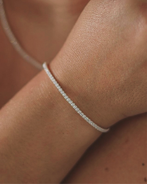 Pulseira Riviera De Prata Elegância Versátil