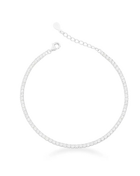 Pulseira Riviera De Prata Elegância Versátil