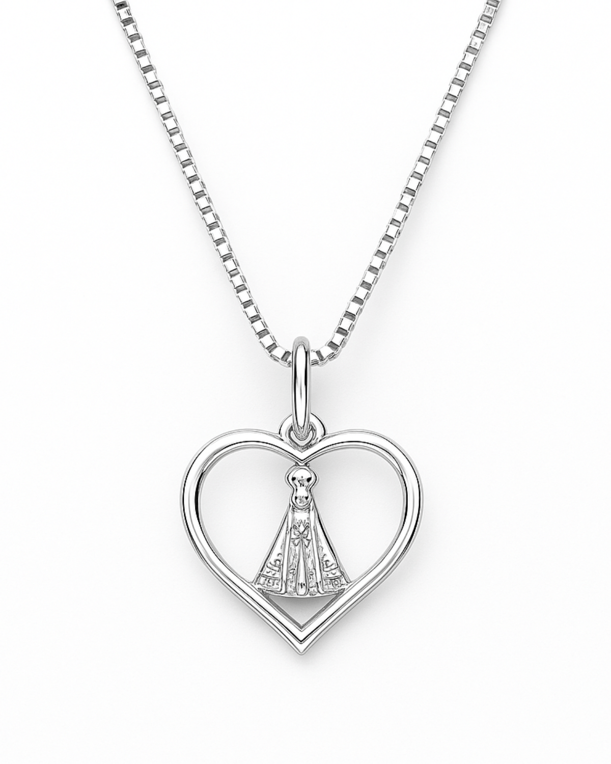 Gargantilha Nossa Senhora Prata 925 - Karina Pratas