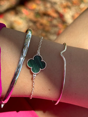 Bracelete  Liso 4 mm Aro Arredondado 18 Cm Prata 925