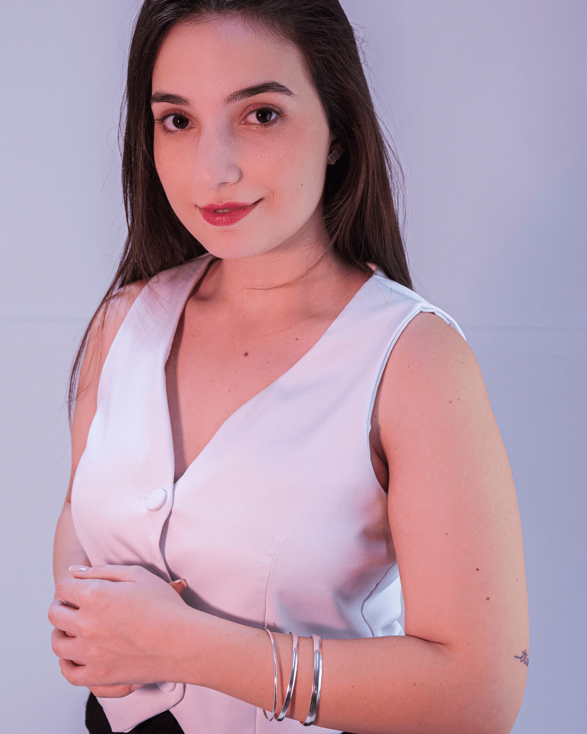 Mix com Três Braceletes Lisos Click Em Prata 925 - Karina Pratas