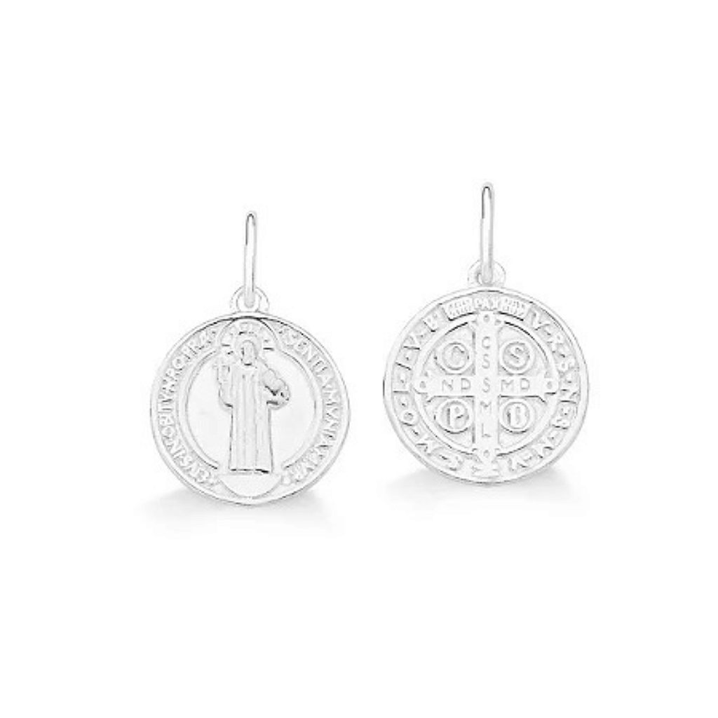 Pingente De Prata São Bento Estilo e Espiritualidade - Karina Pratas