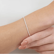 Pulseira Cordão Baiano Prata 925 - Karina Pratas