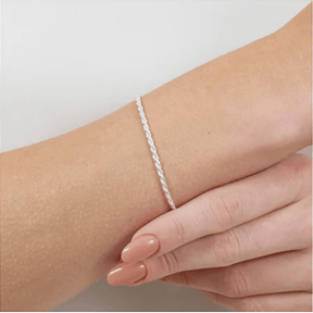 Pulseira Cordão Baiano Prata 925 - Karina Pratas