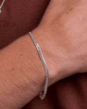 Pulseira Grumet 3 mm Em Prata 925 - Karina Pratas