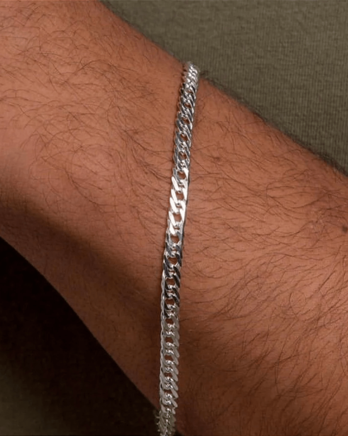 Pulseira Grumet 3 mm Em Prata 925 - Karina Pratas