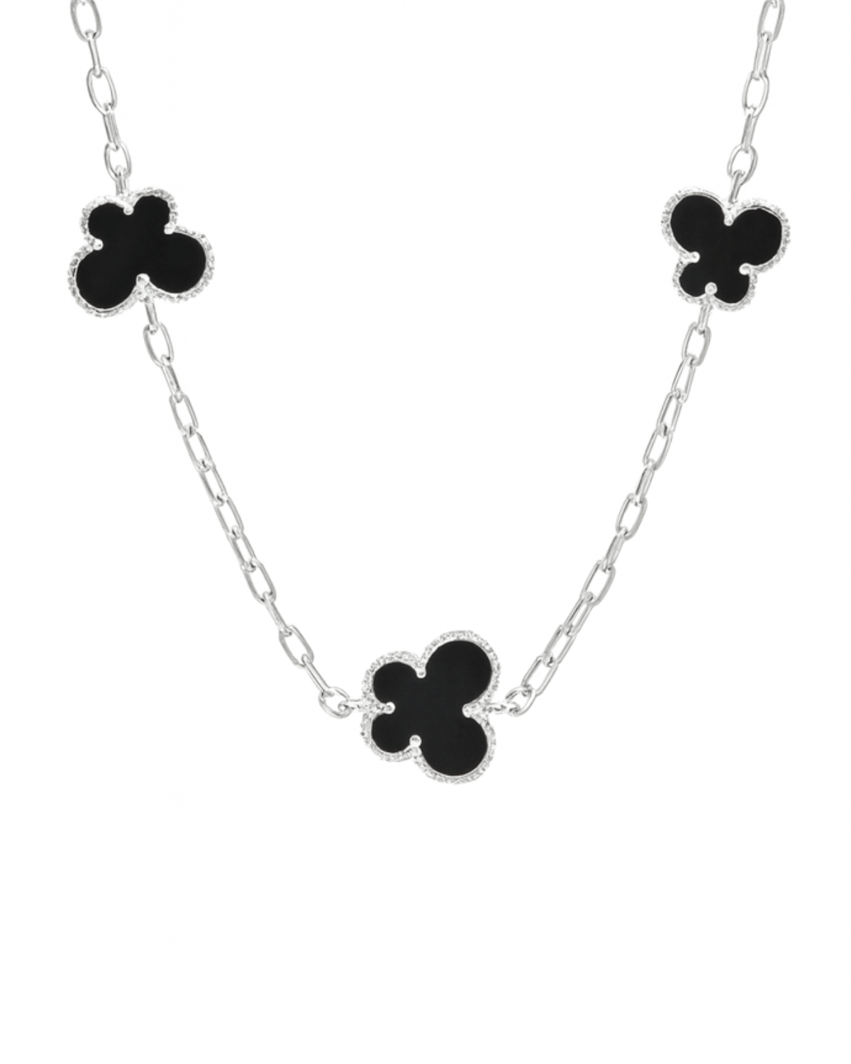 Pulseira Três Borboletas Pretas em Prata 925 - Karina Pratas