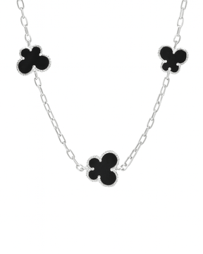 Pulseira Três Borboletas Pretas em Prata 925 - Karina Pratas