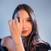 Pulseira Trevo Cravejada em Prata 925 - Karina Pratas