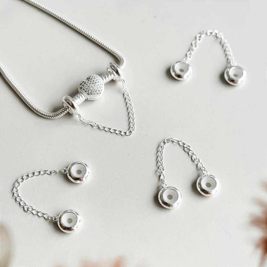 Trava De Segurança Em Prata 925 - Karina Pratas